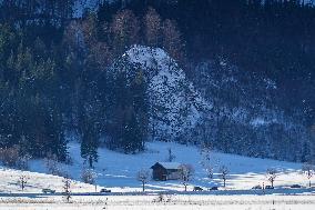 Bavarian Landscape Around Oberammergau