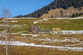 Bavarian Landscape Around Oberammergau