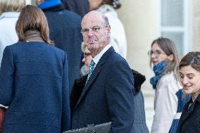 New Government arrives for the Weekly Cabinet Meeting - Paris AJ