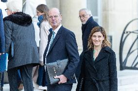 New Government arrives for the Weekly Cabinet Meeting - Paris AJ