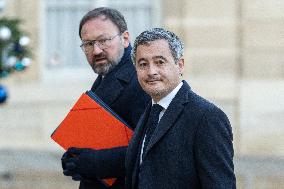 New Government arrives for the Weekly Cabinet Meeting - Paris AJ