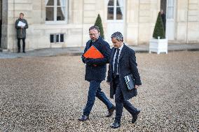 New Government arrives for the Weekly Cabinet Meeting - Paris AJ