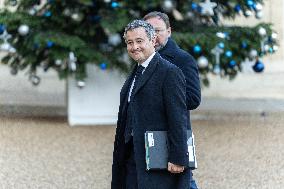 New Government arrives for the Weekly Cabinet Meeting - Paris AJ