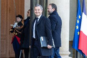 New Government arrives for the Weekly Cabinet Meeting - Paris AJ