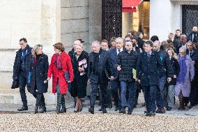 New Government arrives for the Weekly Cabinet Meeting - Paris AJ