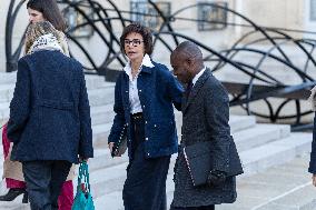 New Government arrives for the Weekly Cabinet Meeting - Paris AJ