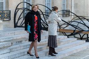 New Government leave the Weekly Cabinet Meeting - Paris AJ