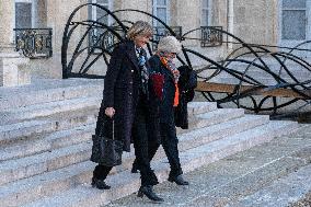 New Government leave the Weekly Cabinet Meeting - Paris AJ