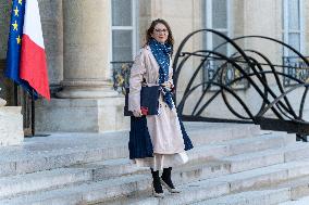 New Government leave the Weekly Cabinet Meeting - Paris AJ