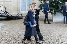 New Government leave the Weekly Cabinet Meeting - Paris AJ