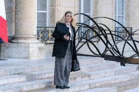 New Government leave the Weekly Cabinet Meeting - Paris AJ