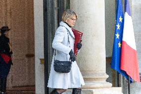 New Government leave the Weekly Cabinet Meeting - Paris AJ