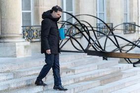 New Government leave the Weekly Cabinet Meeting - Paris AJ