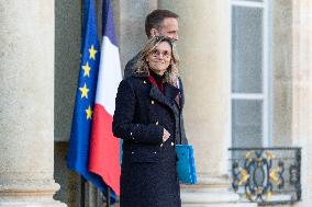 New Government leave the Weekly Cabinet Meeting - Paris AJ