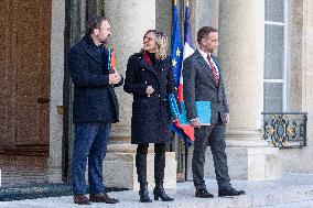 New Government leave the Weekly Cabinet Meeting - Paris AJ