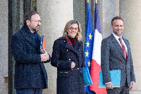 New Government leave the Weekly Cabinet Meeting - Paris AJ