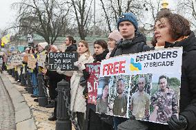 Dont Be Silent! Captivity Kills rally in Kyiv