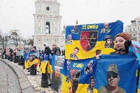 Dont Be Silent! Captivity Kills rally in Kyiv