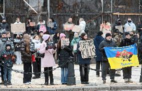 Dont Be Silent! Captivity Kills rally in Kyiv