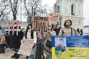 Dont Be Silent! Captivity Kills rally in Kyiv