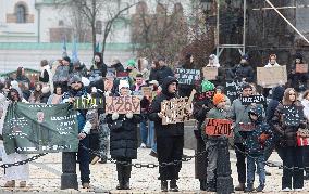 Dont Be Silent! Captivity Kills rally in Kyiv