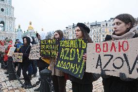 Dont Be Silent! Captivity Kills rally in Kyiv