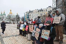 Dont Be Silent! Captivity Kills rally in Kyiv