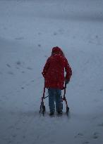 Snowfall In Linkoping