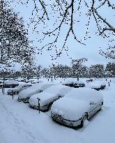 Snowfall In Linkoping