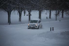 Snowfall In Linkoping