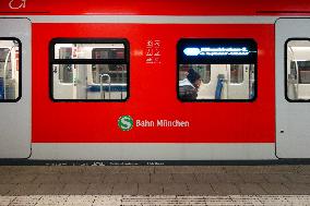 Munich S-Bahn Line S5 At The Station Pasing