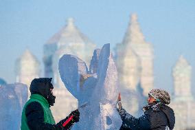 Heilongjiang Harbin Ice Sculpture Competition - China