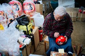 Saitama New Year Daruma Market - Japan