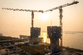 Hubei Jingzhou Bridge Smart Construction Platform - China