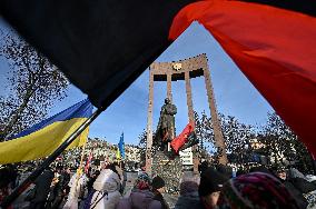 Lviv marks 116th birthday of Stepan Bandera