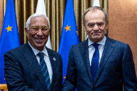 President of the European Council Antonio Costa in Poland