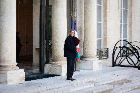 First Council Of Ministers Of François Bayrou's Government At The Elysée Palace, In Paris