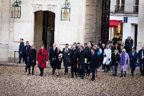 First Council Of Ministers Of François Bayrou's Government At The Elysée Palace, In Paris