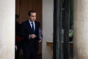 First Council Of Ministers Of François Bayrou's Government At The Elysée Palace, In Paris