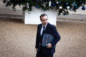 First Council Of Ministers Of François Bayrou's Government At The Elysée Palace, In Paris