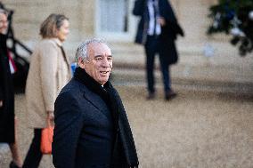 First Council Of Ministers Of François Bayrou's Government At The Elysée Palace, In Paris