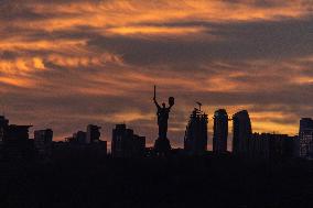 Sunset in Kyiv