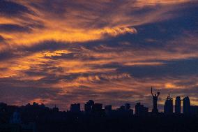 Sunset in Kyiv