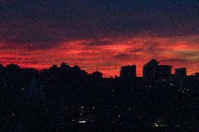 Sunset in Kyiv