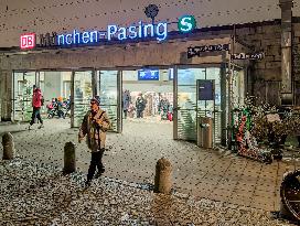 Munich Pasing Station At Night