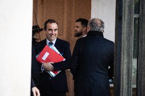 First Council Of Ministers Of François Bayrou's Government At The Elysée Palace, In Paris