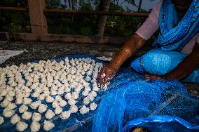 Bori Making - Authentic Indian Food