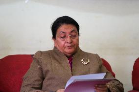 Nepal’s Former President Bidhya Devi Bhandari