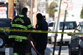 Paterson New Jersey Police Respond To Mercer Street And Franklin Street On Reports Of A Shooting