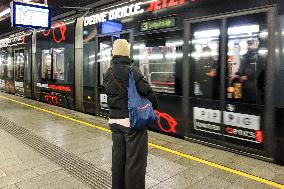 Waiting At Linz Subway Station